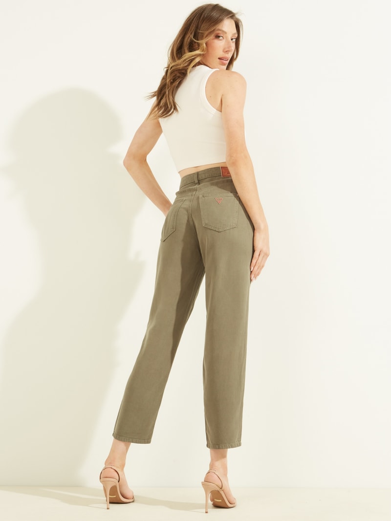 Olive Women's Guess Mom Pants | 6935108-UD