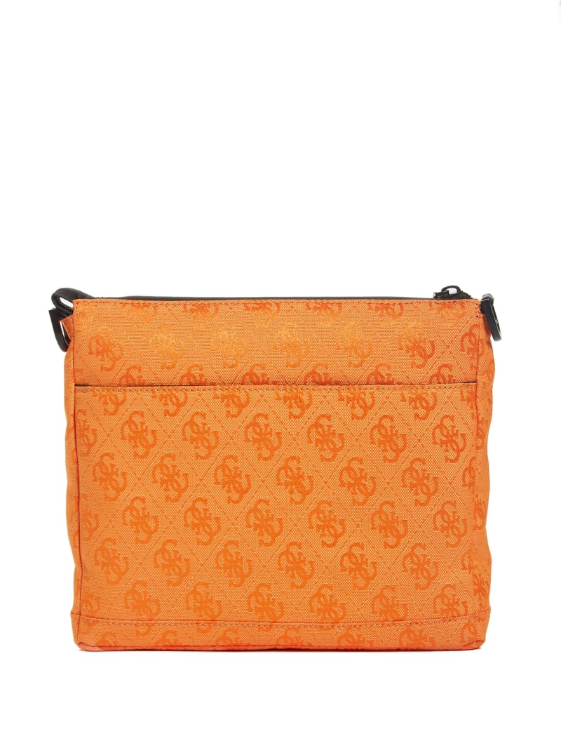 Orange Men's Guess Vezzola Nylon Bags | 6795234-ZQ