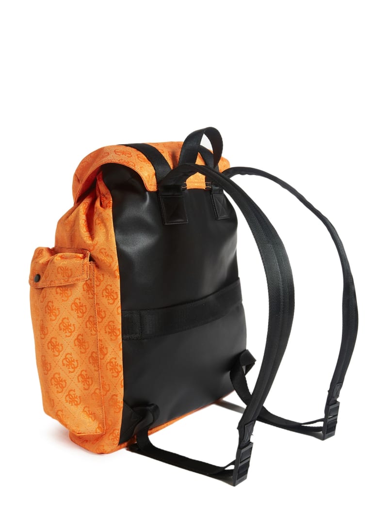 Orange Men's Guess Vezzola Nylon Bags | 8941632-PR