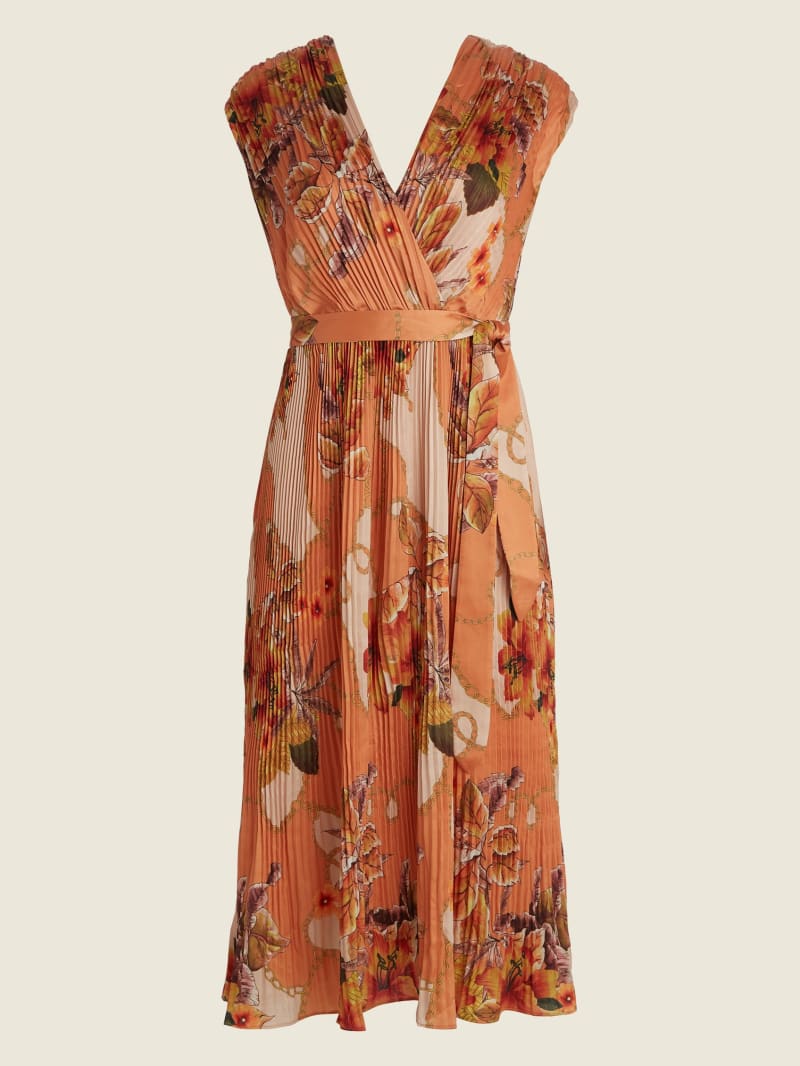 Orange Women's Guess Baja Beach Dress | 5819207-UO