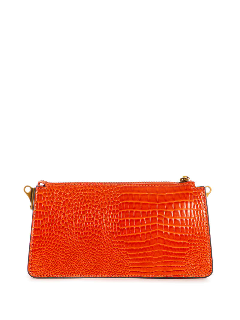 Orange Women's Guess Raffie Crossbody Bags | 2347186-LB