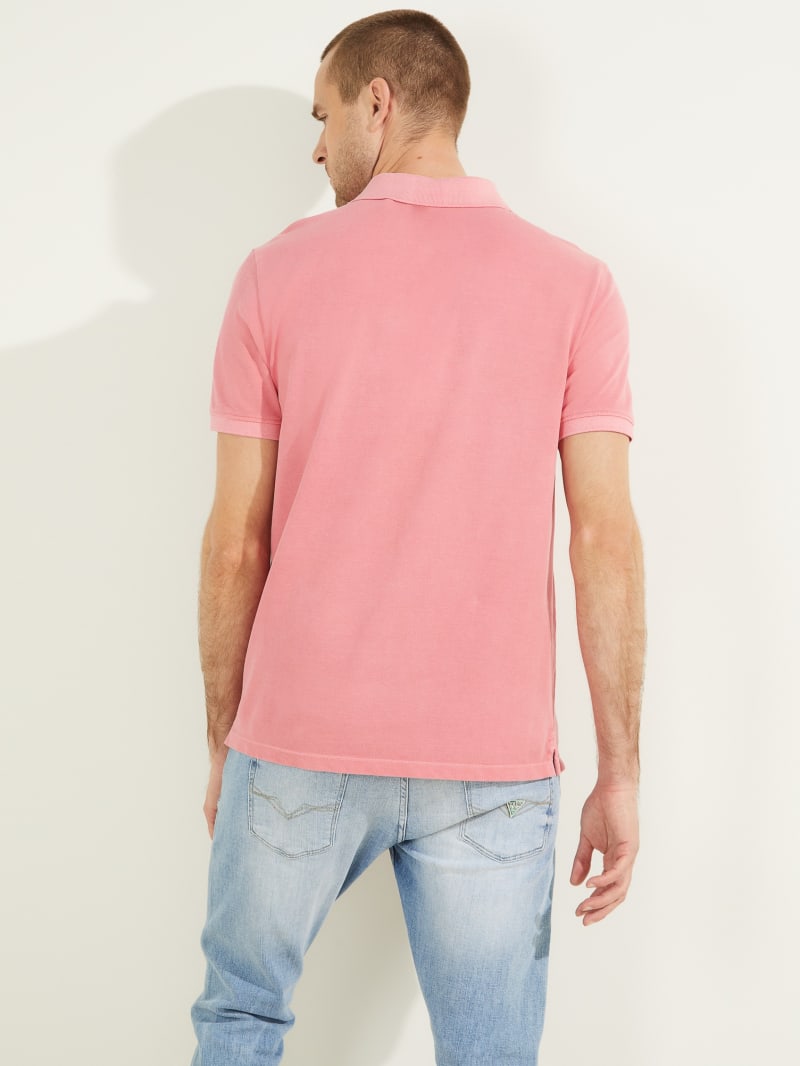 Pink Men's Guess Washed Shirts | 8296035-KO