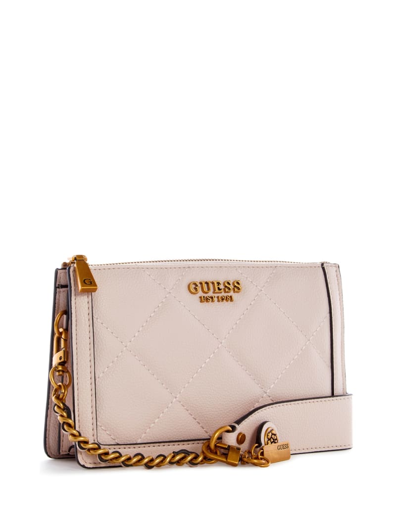 Pink Women's Guess Abey Mini Bag | 7432591-QY