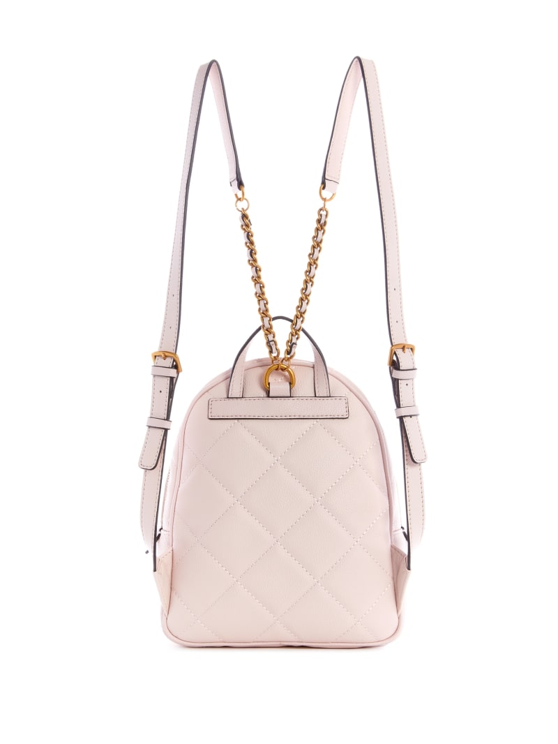 Pink Women's Guess Abey Quilted Backpacks | 7681940-AH