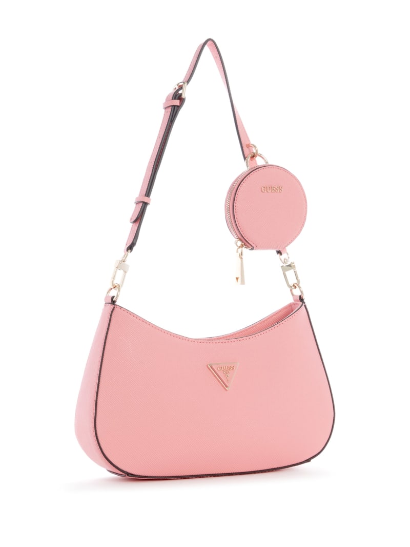 Pink Women's Guess Alexie Shoulder Bags | 0132485-IC