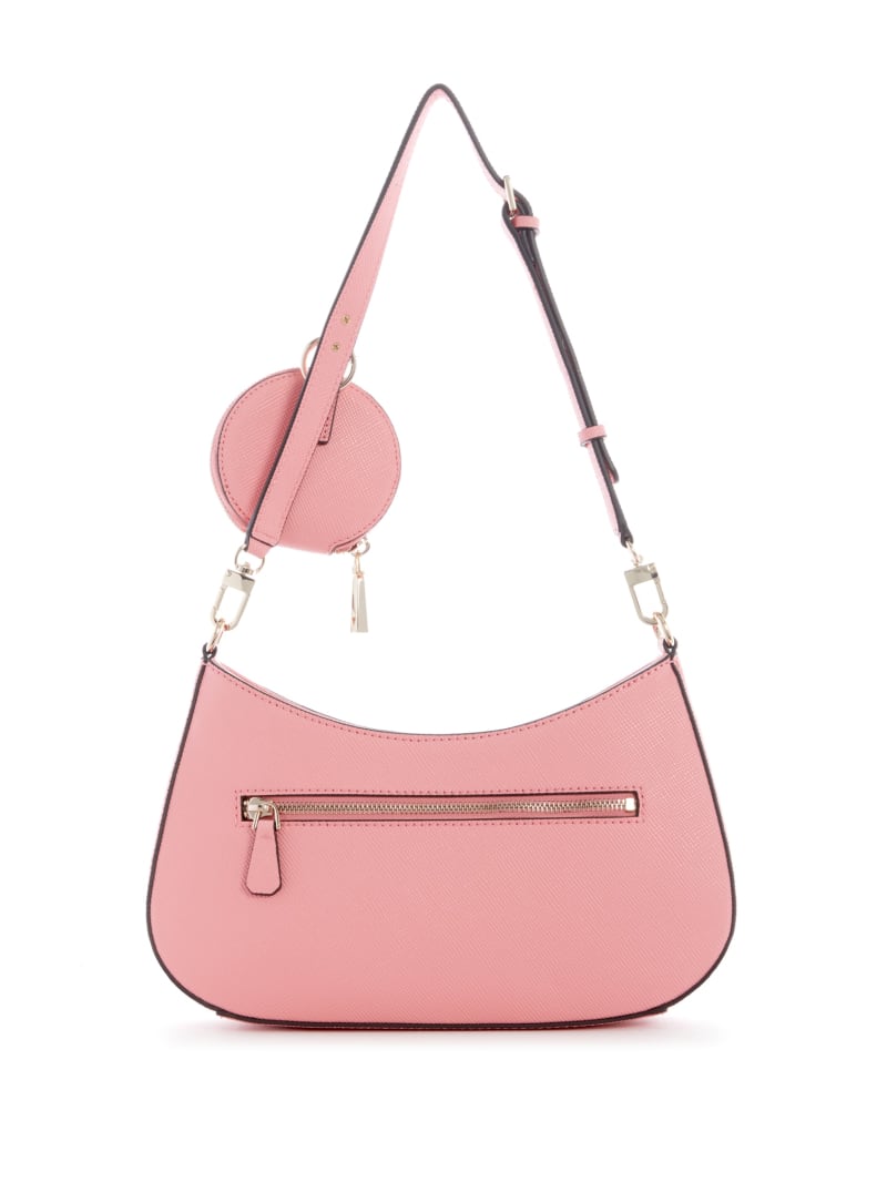 Pink Women's Guess Alexie Shoulder Bags | 0132485-IC