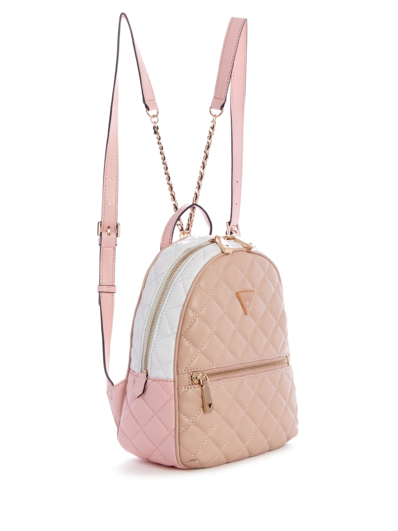 Pink Women's Guess Cessily Backpacks | 5719480-NK