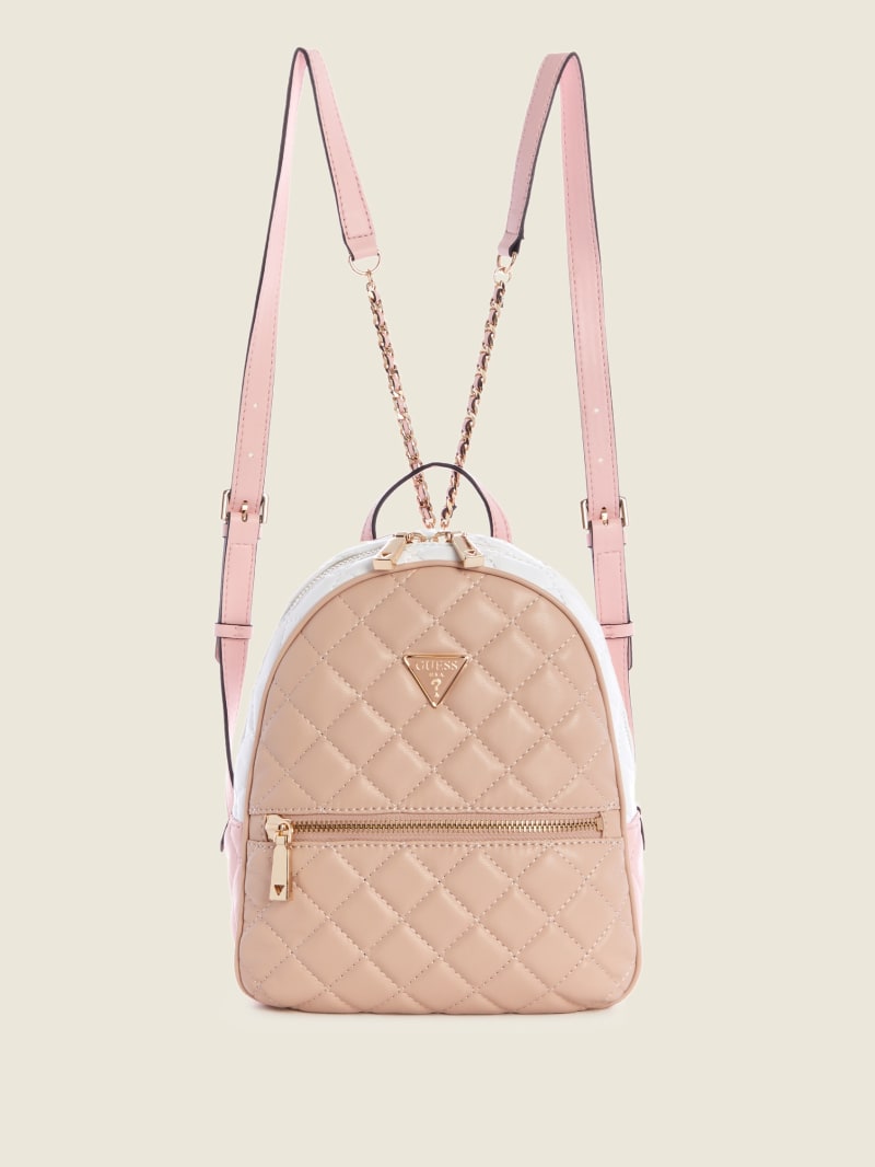 Pink Women\'s Guess Cessily Backpacks | 5719480-NK