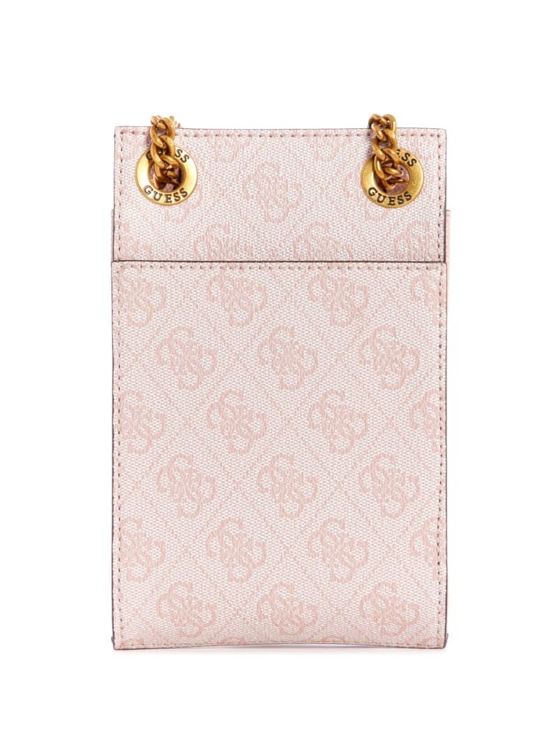 Pink Women's Guess Cordelia Logo Phone Case Wallets | 6453108-NQ