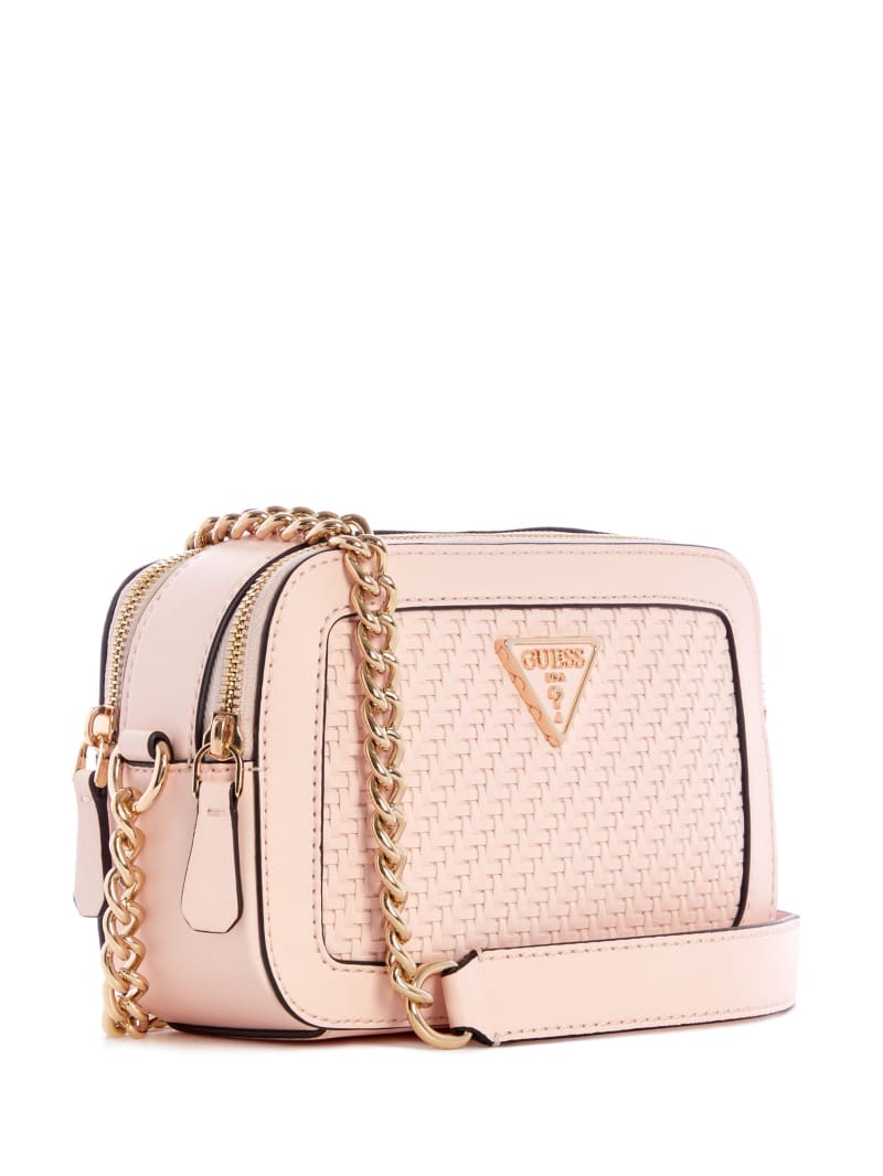 Pink Women's Guess Hassie Camera Crossbody Bags | 9625403-RC