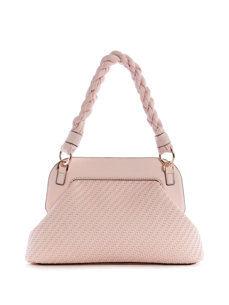 Pink Women's Guess Hassie Satchel Bags | 8302654-TX