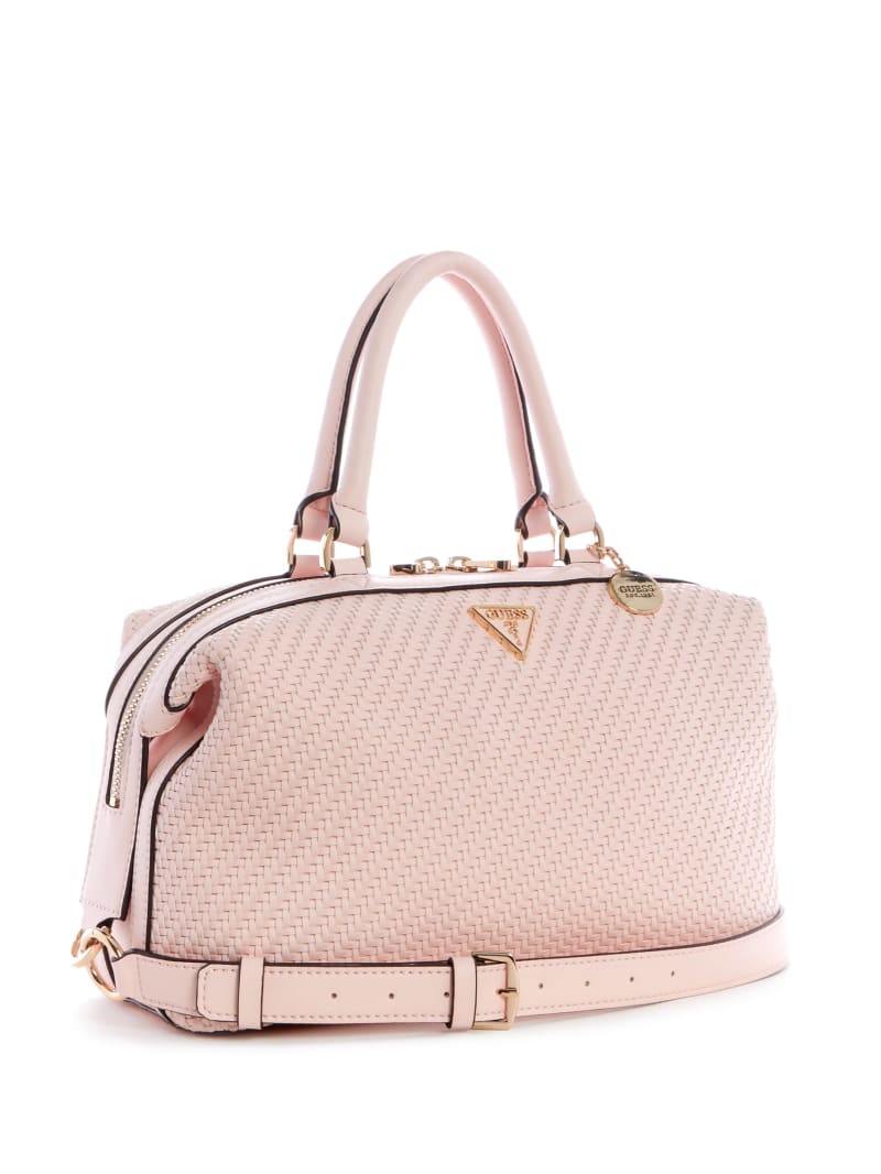 Pink Women's Guess Hassie Soho Satchel Bags | 5719628-ZF