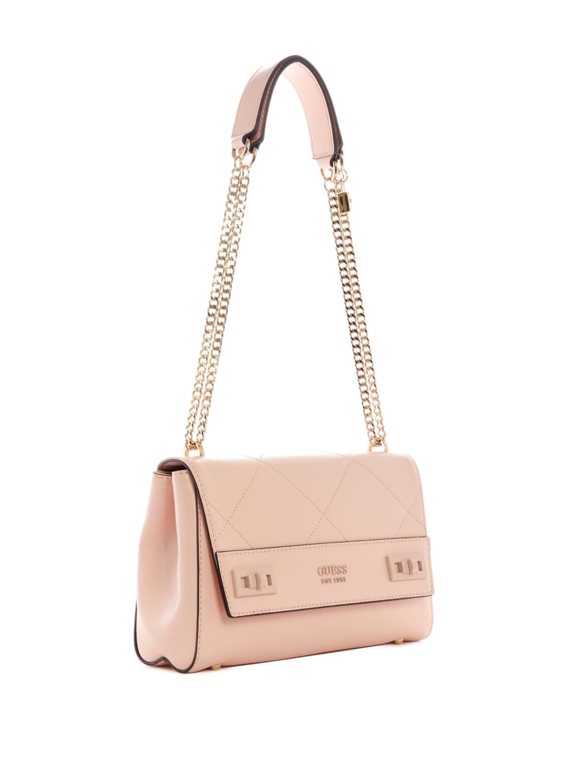 Pink Women's Guess Katey Convertible Crossbody Bags | 1476285-AL