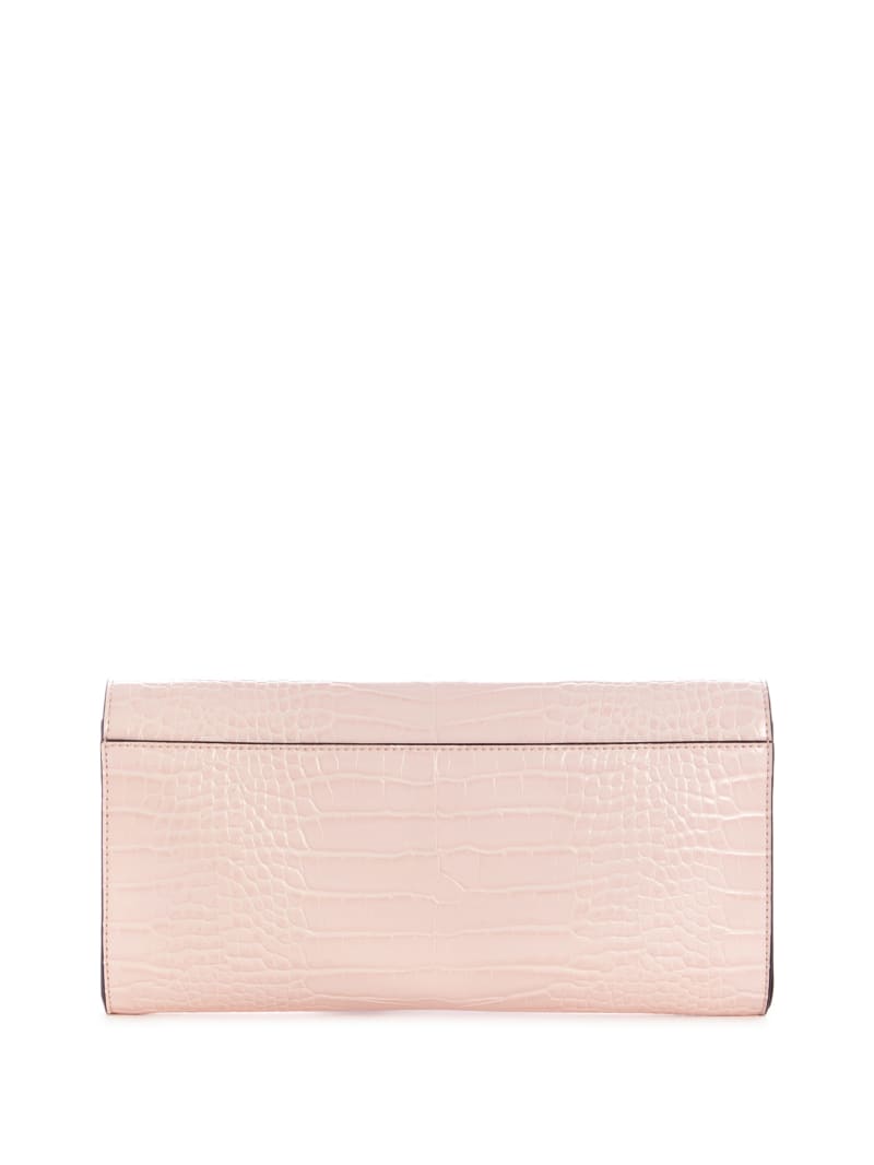 Pink Women's Guess Kyla Clutch Crossbody Bags | 6135274-FG