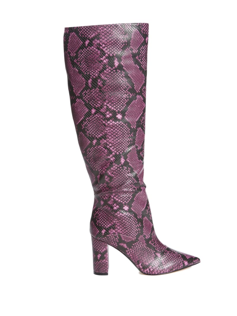 Pink Women's Guess Ladie Snake Boots | 3921784-NM