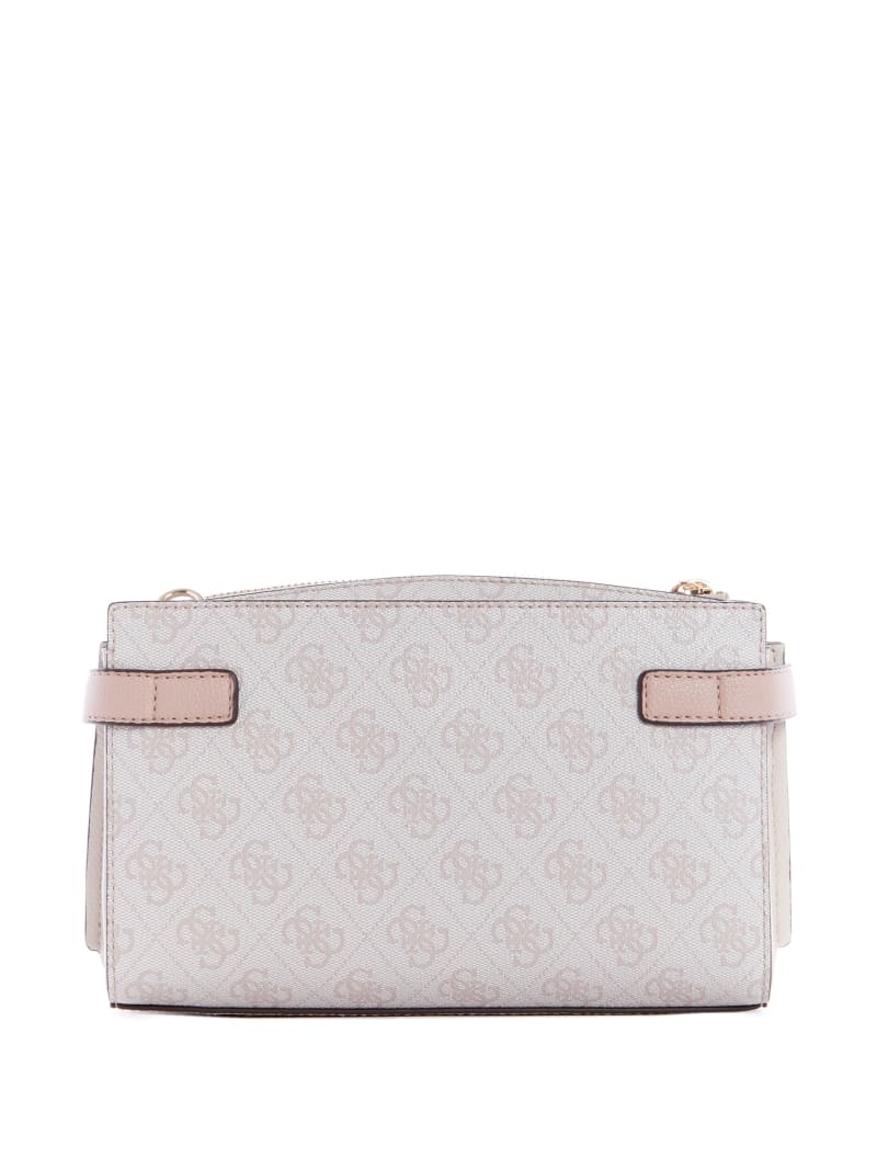 Pink Women's Guess Zadie Logo Elite Crossbody Bags | 7093451-HV