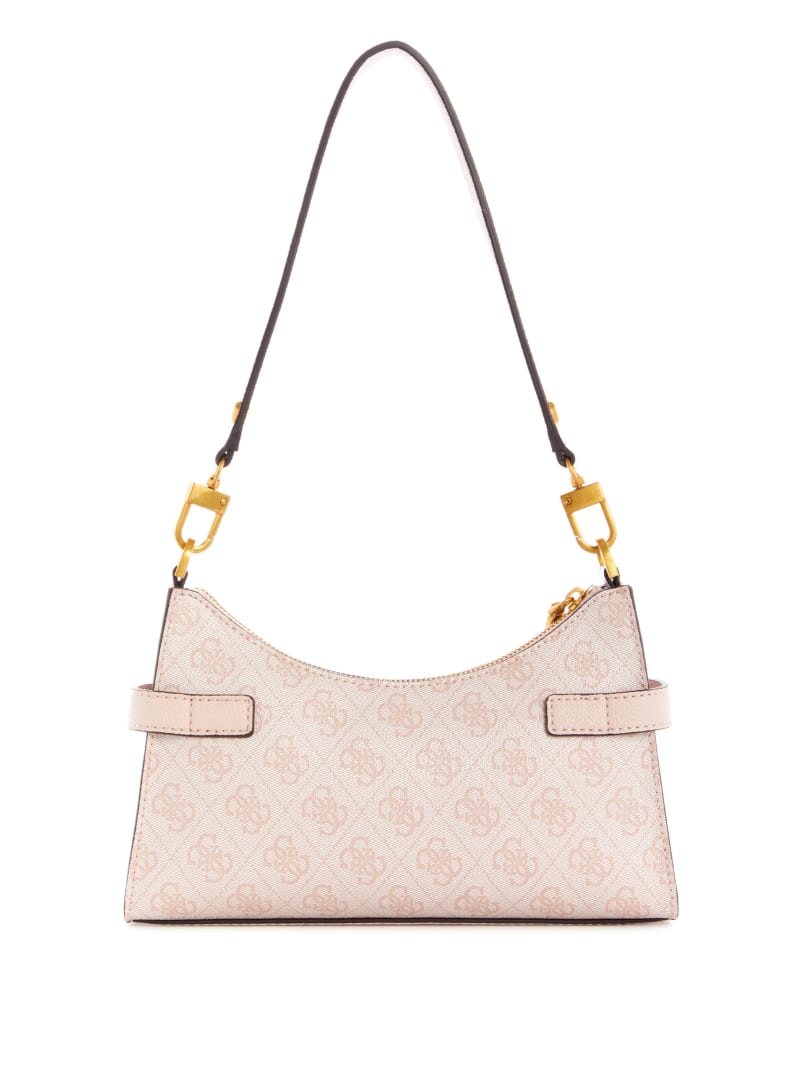 Pink Women's Guess Zadie Logo Shoulder Bags | 5092781-CM