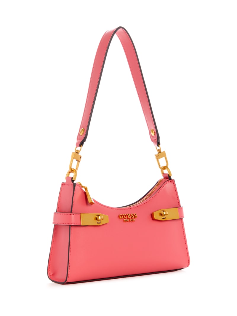 Pink Women's Guess Zadie Shoulder Bags | 3546801-LQ