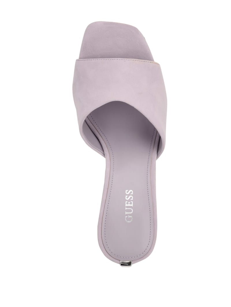 Purple Women's Guess Hambree Suede Heels | 4791632-FW