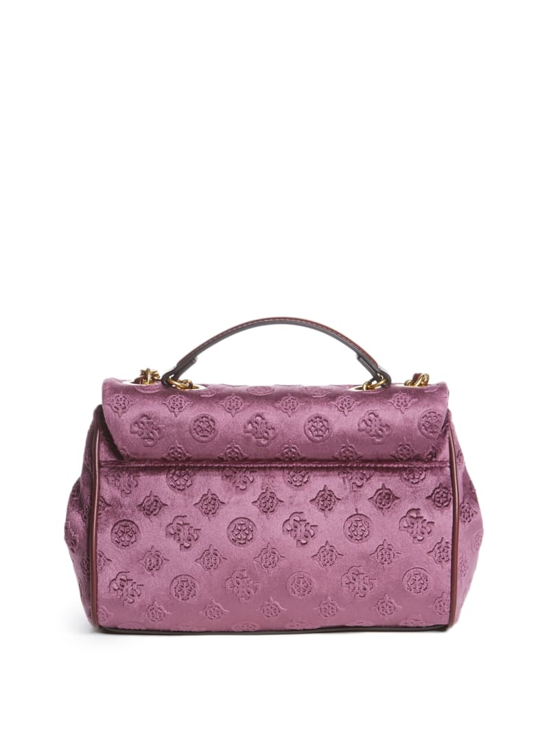 Purple Women's Guess Kimi Logo Convertible Crossbody Bags | 5983470-CK