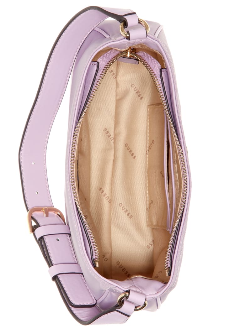 Purple Women's Guess Little Bay Shoulder Bags | 6190428-UL