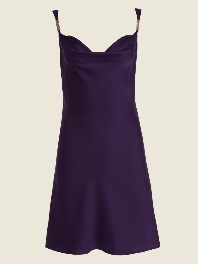 Purple Women's Guess Olinda Slip Dress | 7568231-MR