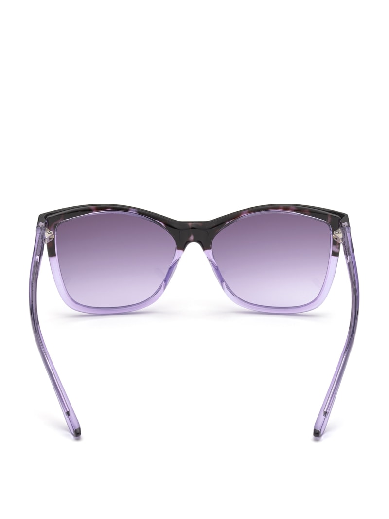 Purple Women's Guess Purple Square Sunglasses | 6591342-TR