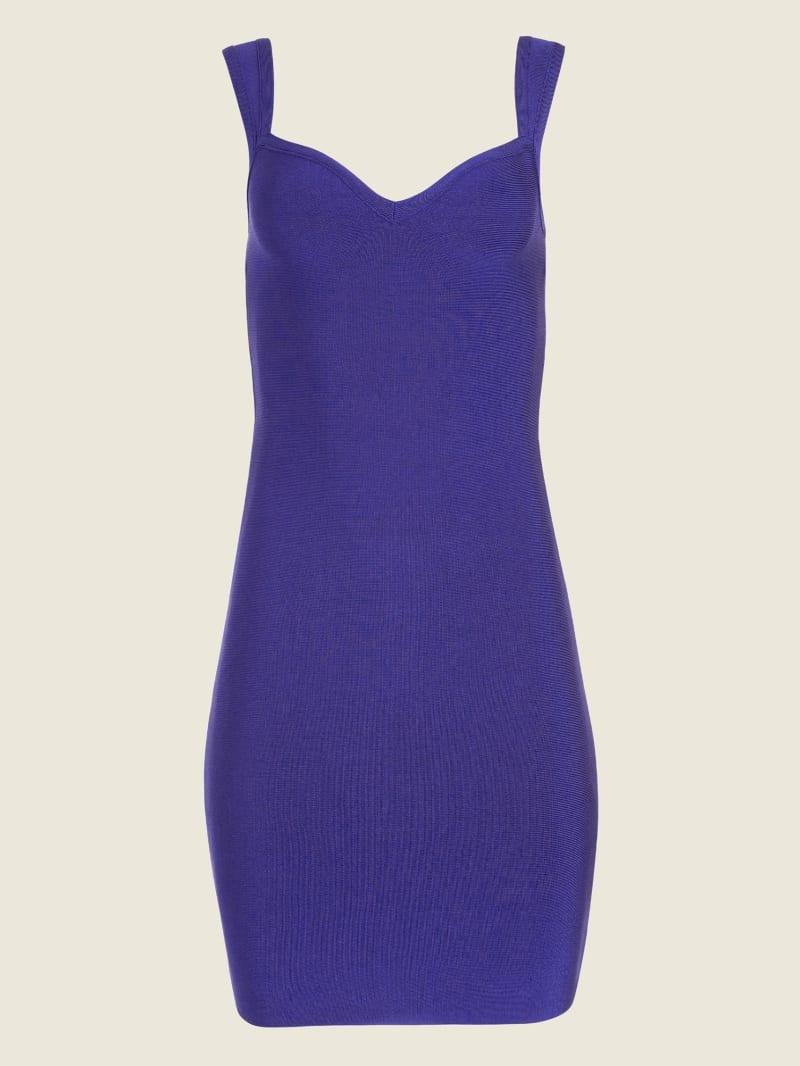 Purple Women's Guess Samara Bandage Dress | 2791536-YB