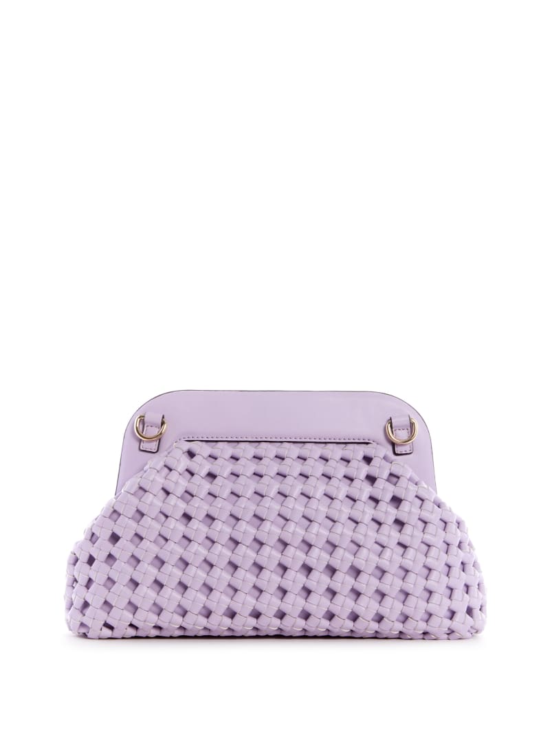 Purple Women's Guess Sicilia Frame Clutch Mini Bag | 0472385-XD