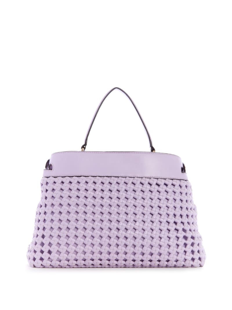 Purple Women's Guess Sicilia Satchel Bags | 7648932-YG