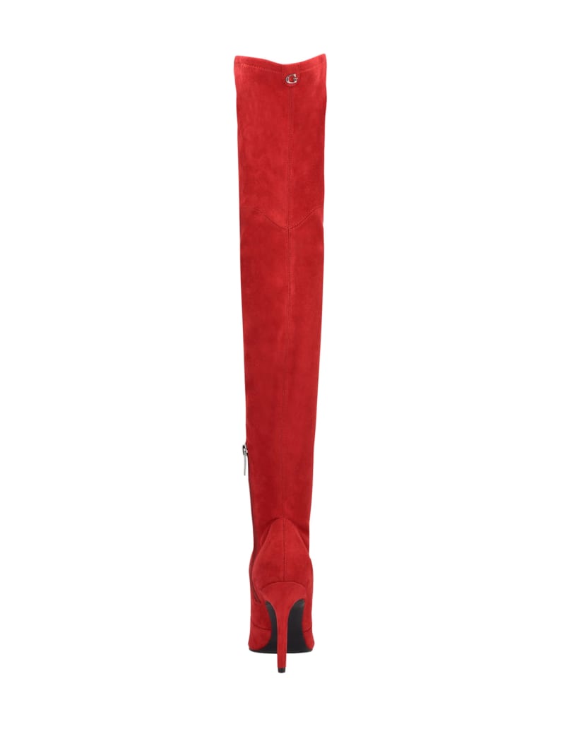 Red Women's Guess Bonis Faux-Suede Over-the-Knee Boots | 1534872-MX