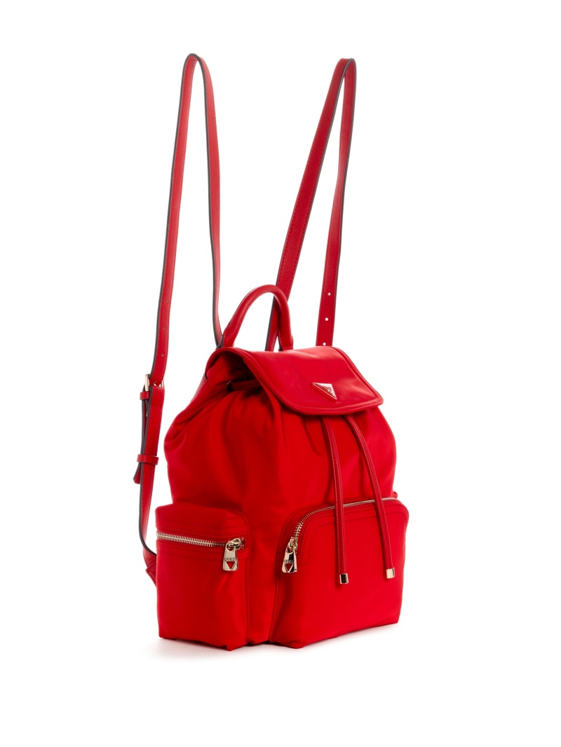 Red Women's Guess Eco Gemma Backpacks | 9036258-ZX