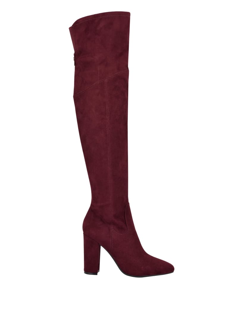 Red Women's Guess Mireya Over-The-Knee Boots | 2387596-JA