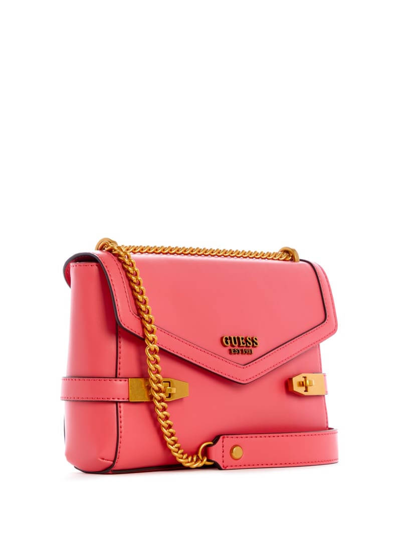 Red Women's Guess Zadie Convertible Crossbody Bags | 9408237-QS