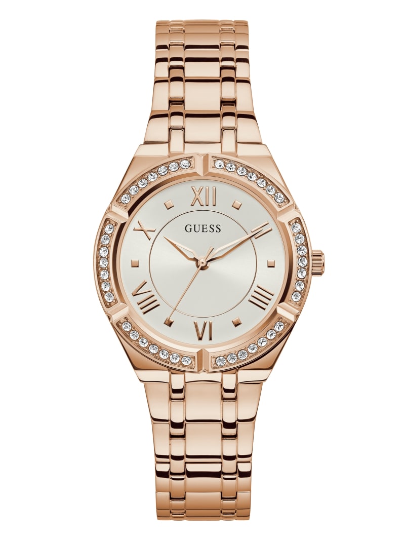 Rose Gold Women\'s Guess Rose Gold-Tone Analog Watches | 3879401-TP