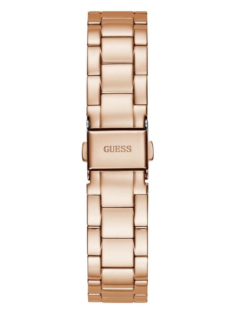 Rose Gold Women's Guess Rose Gold-Tone Analog Watches | 9540368-MI