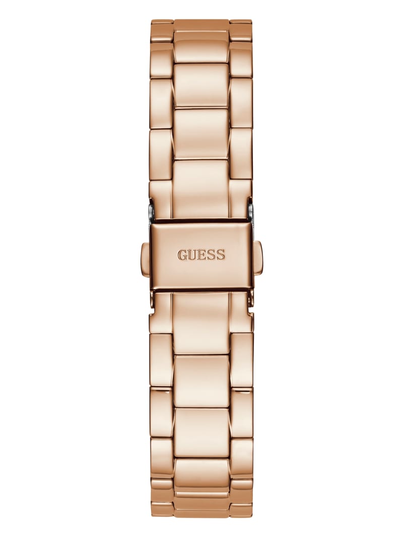 Rose Gold Women's Guess Rose Gold-Tone Heart Analog Watches | 2039685-JU