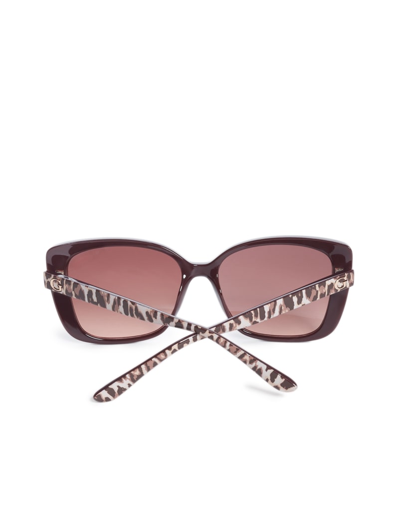 Rose Gold Women's Guess Scarlett Square Sunglasses | 2637418-RO