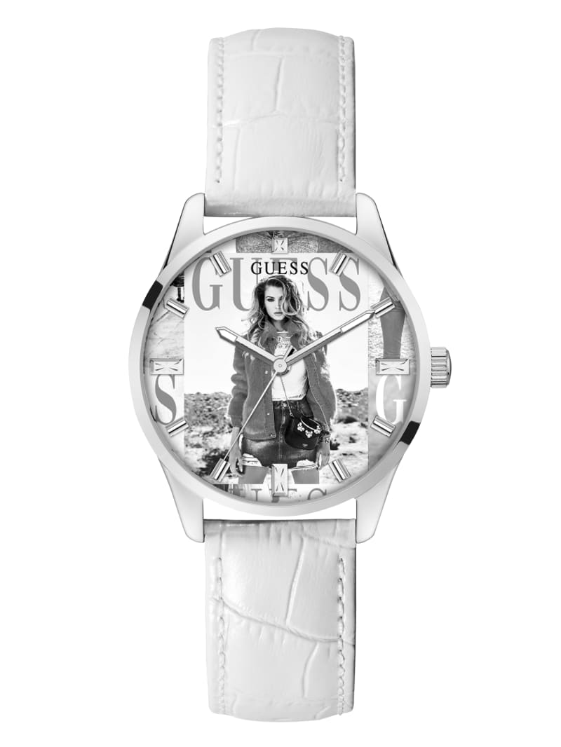 Silver Women\'s Guess Model Analog Watches | 6098415-JW