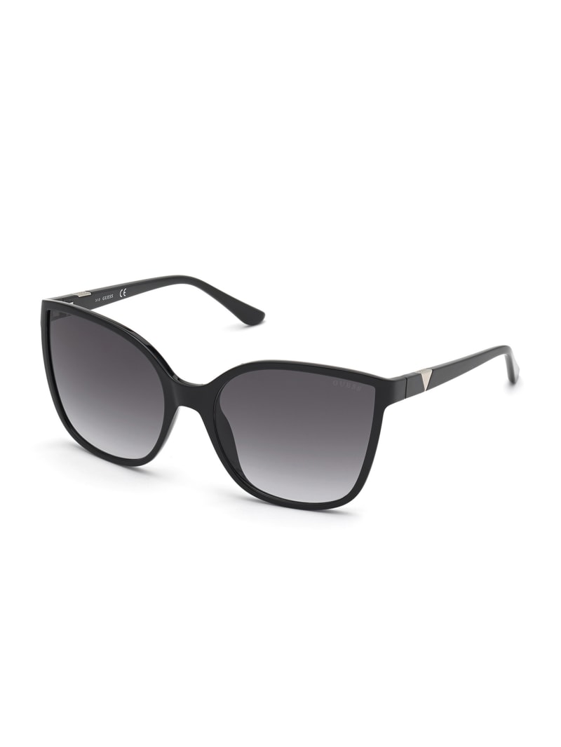 Silver Women's Guess Oversized Cat-Eye Sunglasses | 2903476-EQ