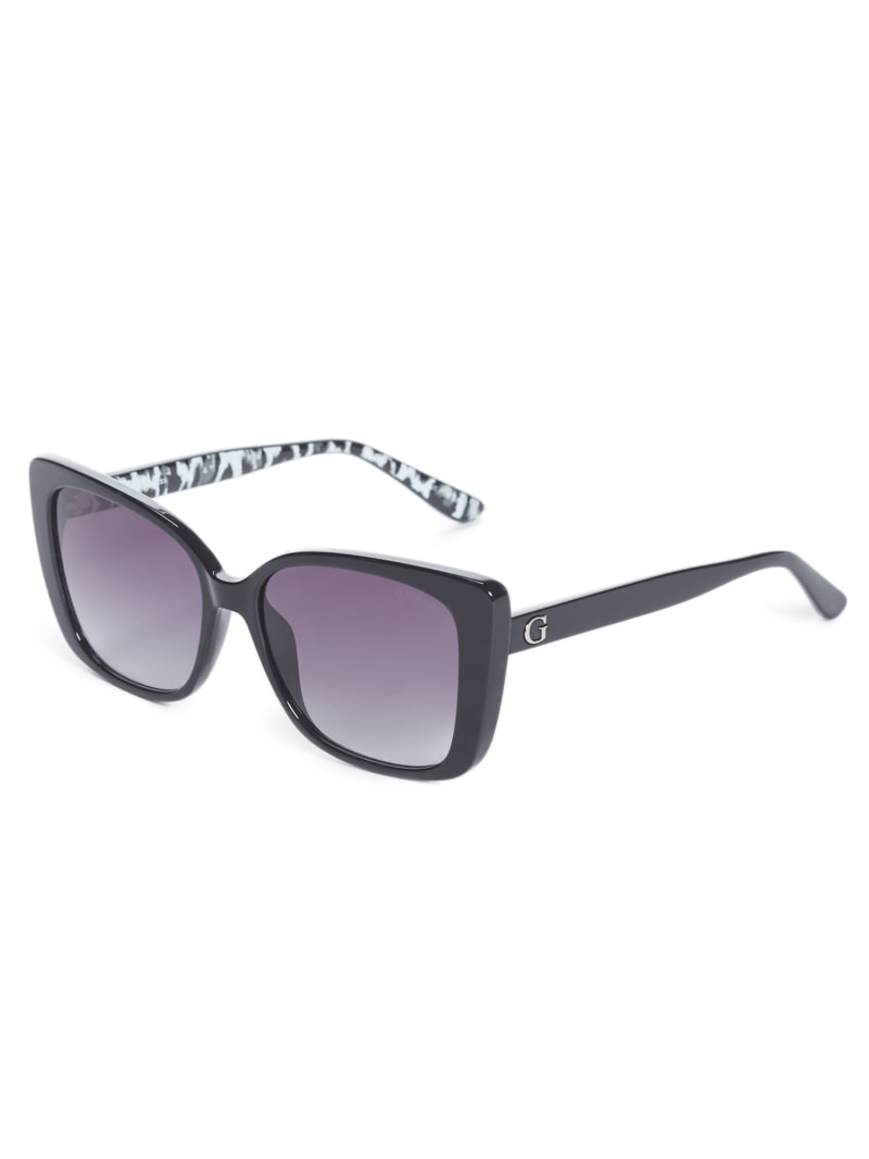 Silver Women's Guess Scarlett Square Sunglasses | 7382514-BJ