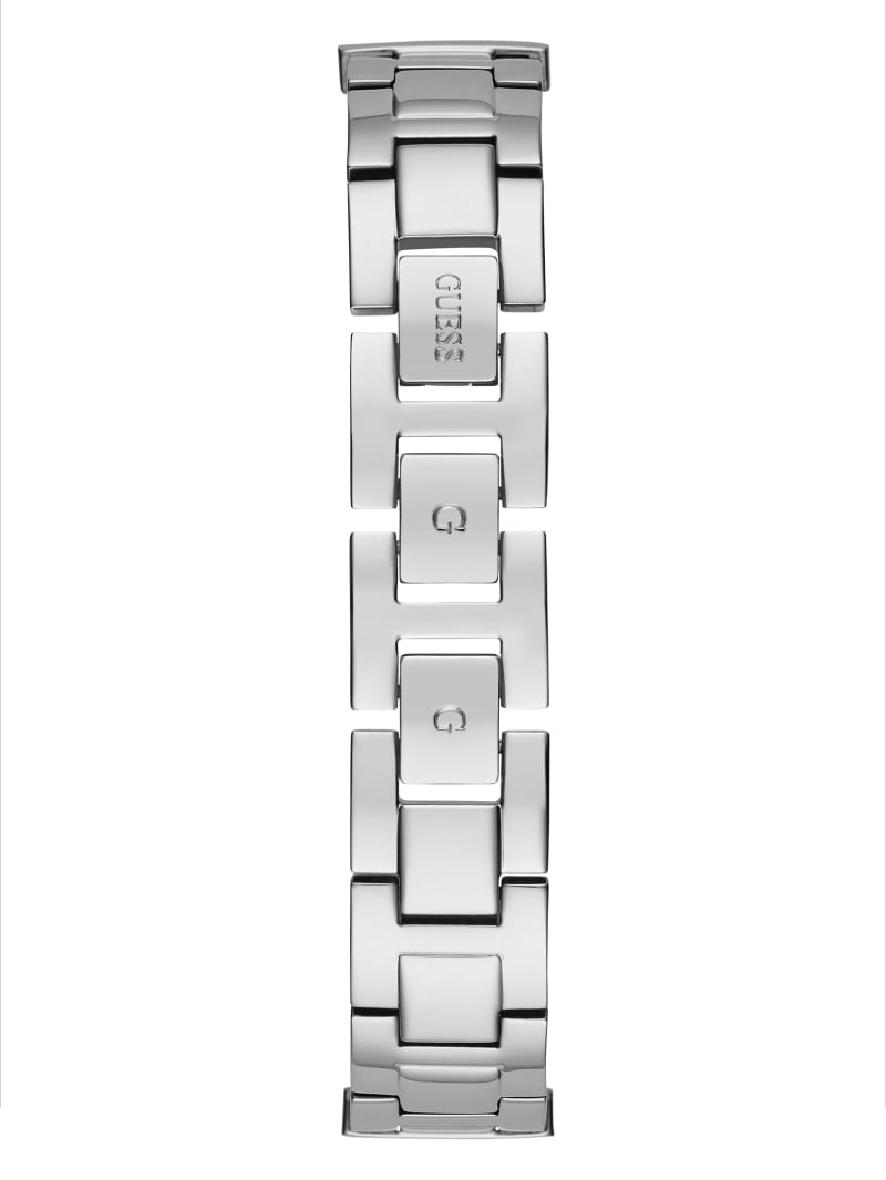 Silver Women's Guess Silver-Tone Analog Watches | 1968375-UH