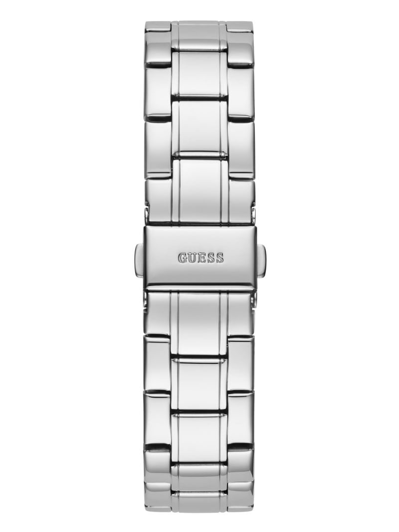 Silver Women's Guess Silver-Tone Analog Watches | 7846093-GB