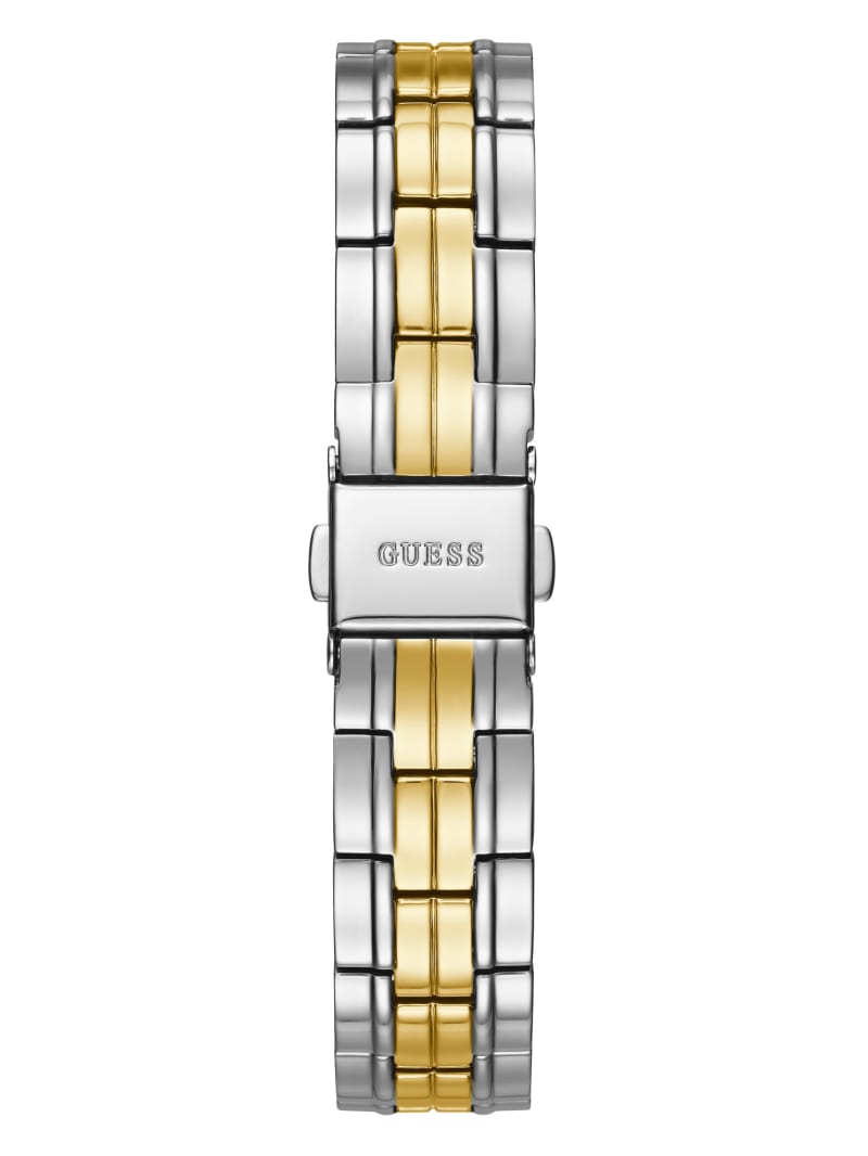 Silver Women's Guess Two-Tone Petite Watches | 7530214-MY