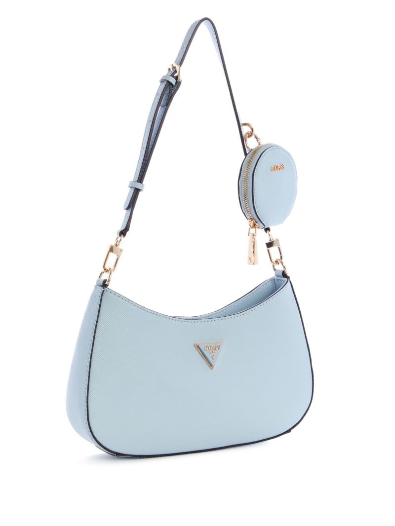 Turquoise Women's Guess Alexie Shoulder Bags | 1049832-IO