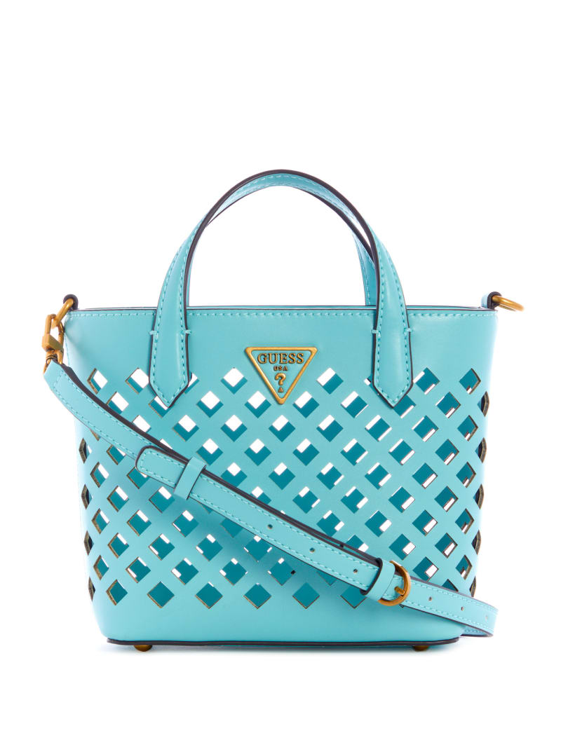 Turquoise Women's Guess Aqua Mini Bag | 6498370-LR