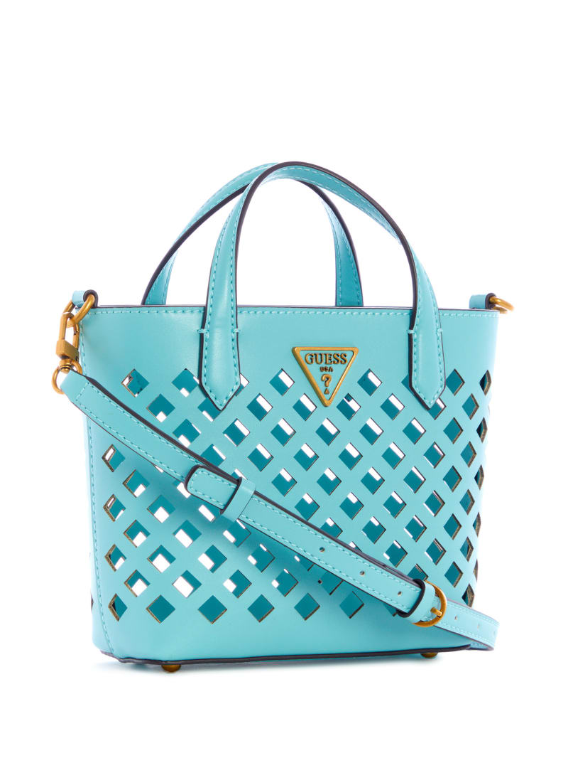 Turquoise Women's Guess Aqua Mini Bag | 6498370-LR