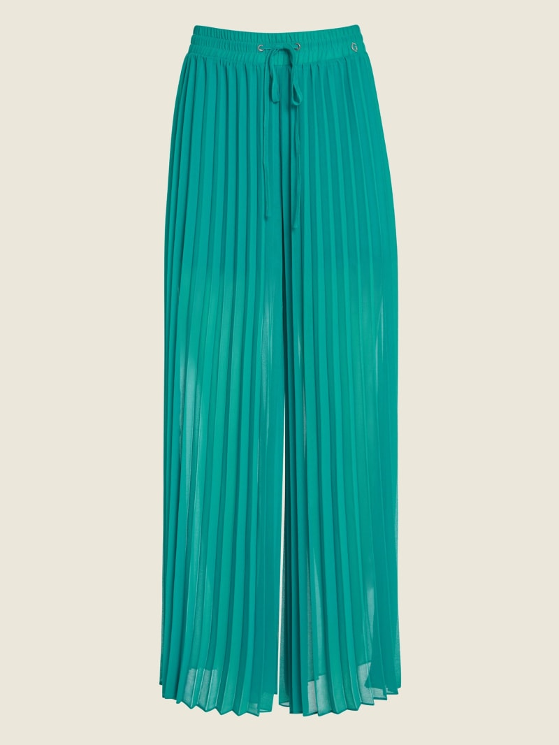 Turquoise Women's Guess Eco Svevas Pants | 7342186-SU