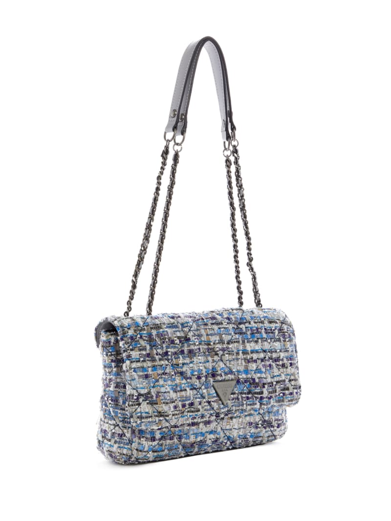 Wash Women's Guess Cessily Tweed Convertible Crossbody Bags | 2635981-MR