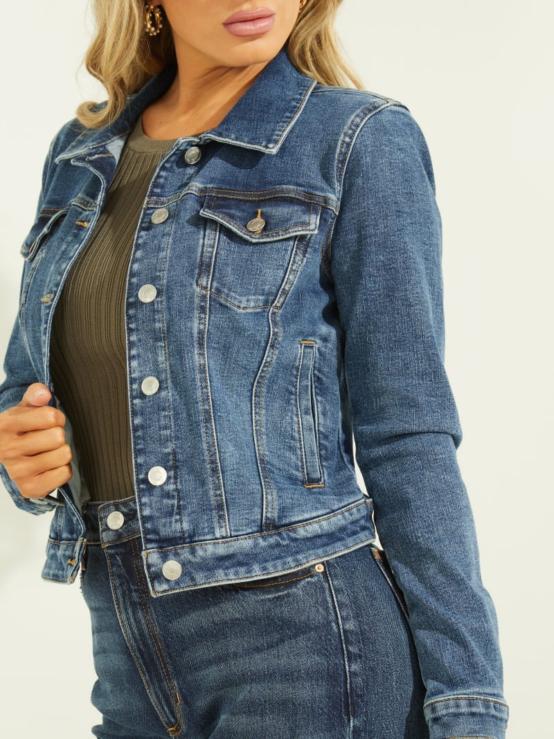 Wash Women's Guess Eco Sexy Trucker Jackets | 1325068-NL